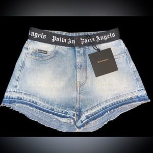 Palm Angels Denim Shorts